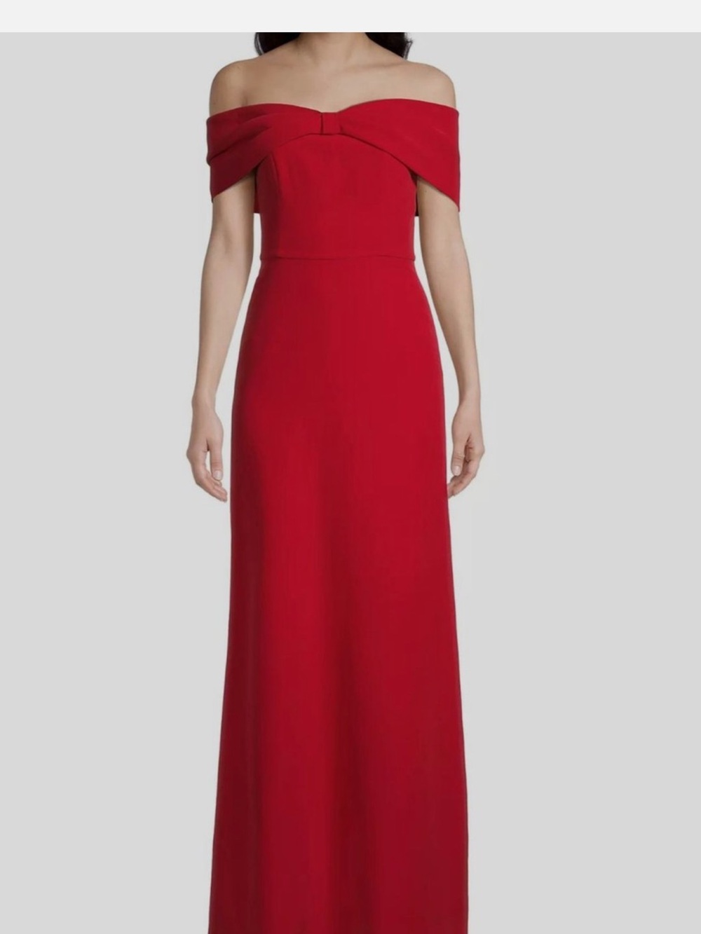 Sachin + Babi Red One-Shoulder Evening Gown